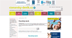 Desktop Screenshot of ctenarsky-denik.cz