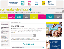 Tablet Screenshot of ctenarsky-denik.cz